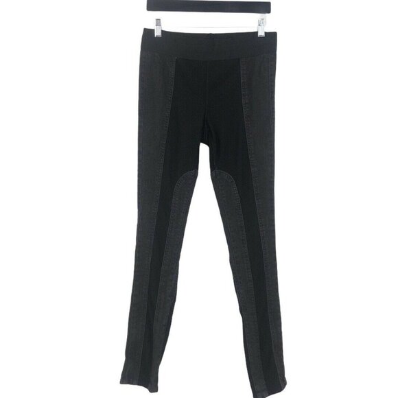 BCBG Max Azria Womens Size Medium Jackson Night Sand Moto Leggings Jeans - Picture 1 of 4